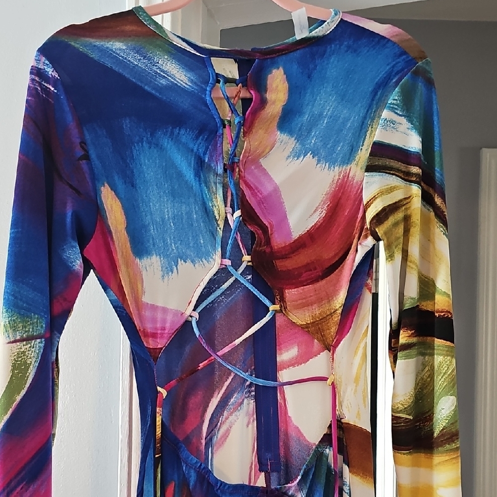 Colorful Abstract Women's Jumpsuit